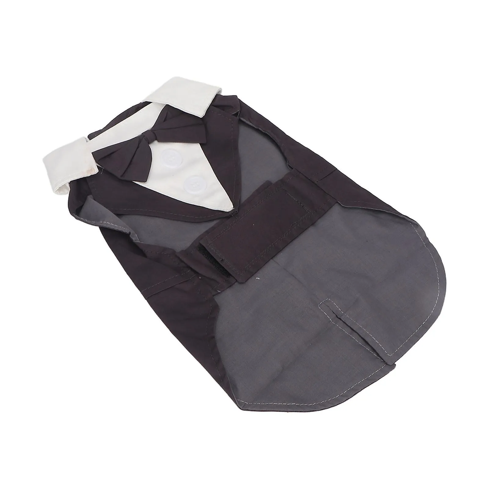 XS LIGHTWEIGHT COMFORTABLE DOG BOW TIE SUIT  CLASSIC TUXEDO STYLE FOR WEDDING PARTY