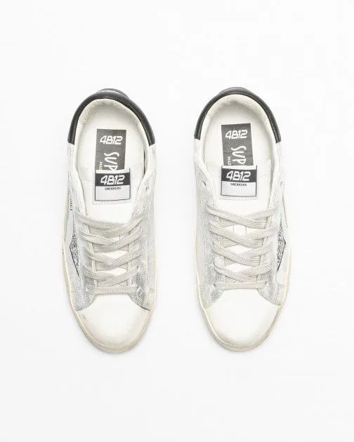 Zapatillas 4B12 Suprime Plateado