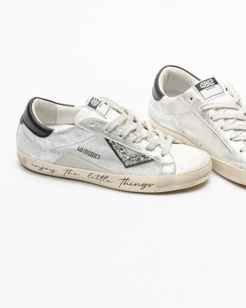 Zapatillas 4B12 Suprime Plateado