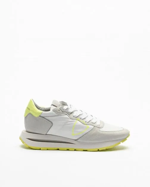 Zapatillas blancas Philippe Model Tropez Haute Low Man Blanco
